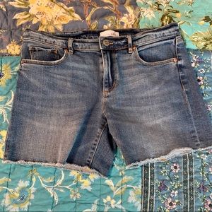 Loft denim cutoff shorts size 6